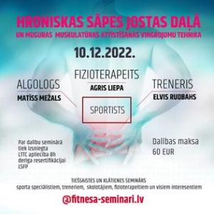 «Hroniskas sāpes jostas daļā un muguras  muskulatūras attīstīšanas vingrojumu tehnika»